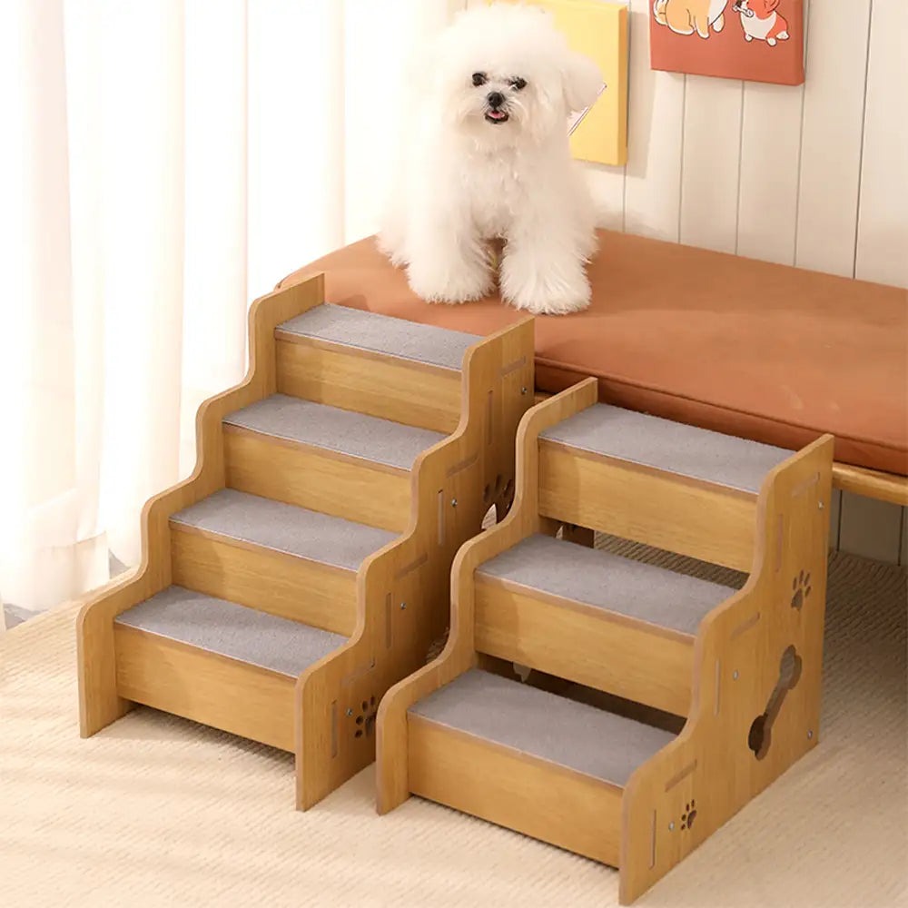 Safe Sturdy Non-Slip Dog Ramp Steps - Opulenza