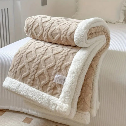 Sherpa Blanket – Ultra Soft & Warm Plush Pet Blanket for Dogs & Cats - Opulenza