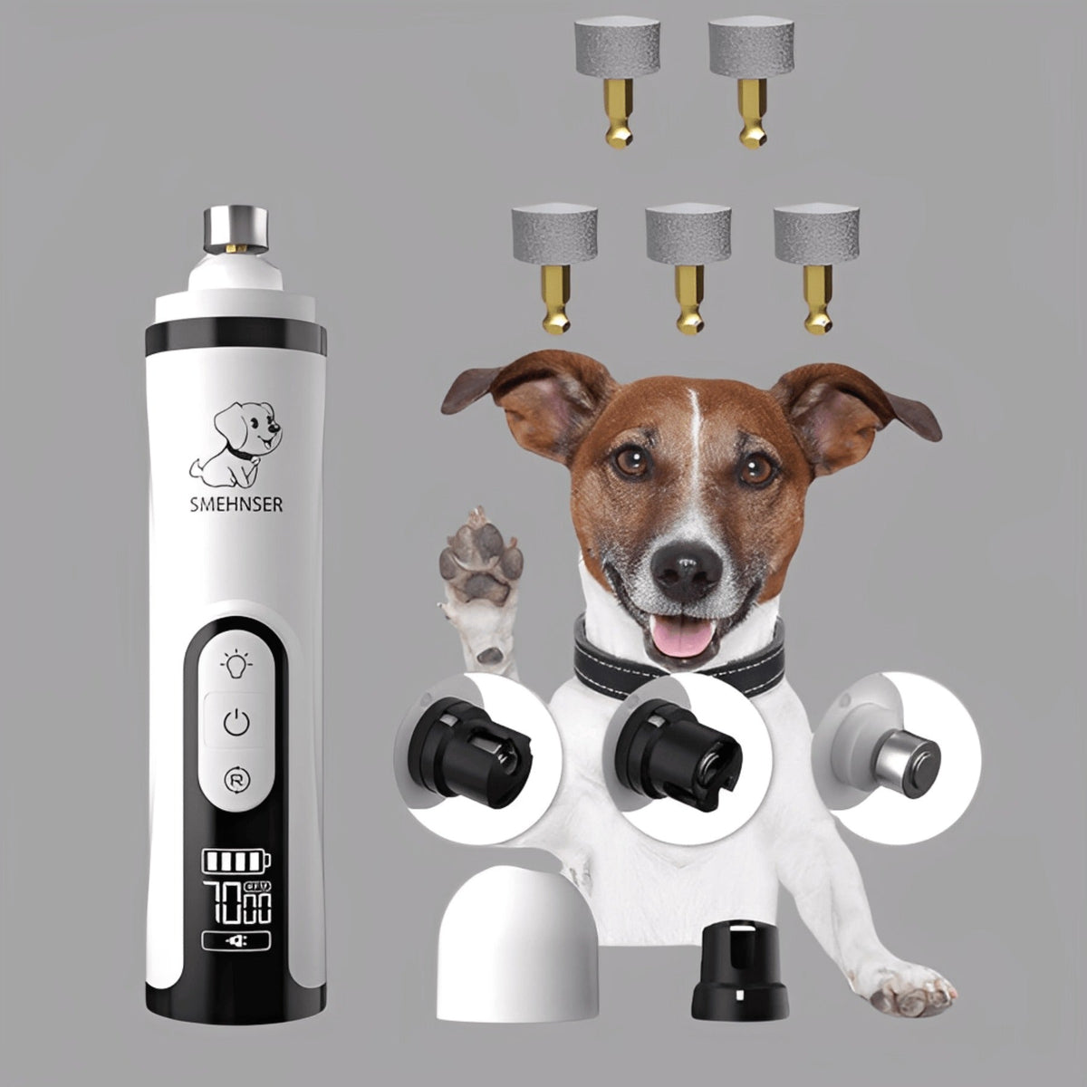 Silent Electric Pet Nail File - Opulenza