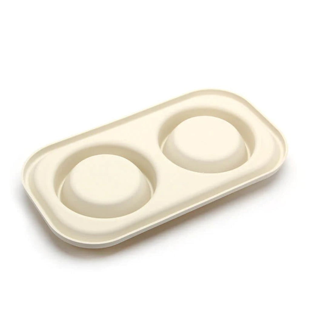 Silicone Dual Bowl Slow Feeder Pet Bowl - Opulenza