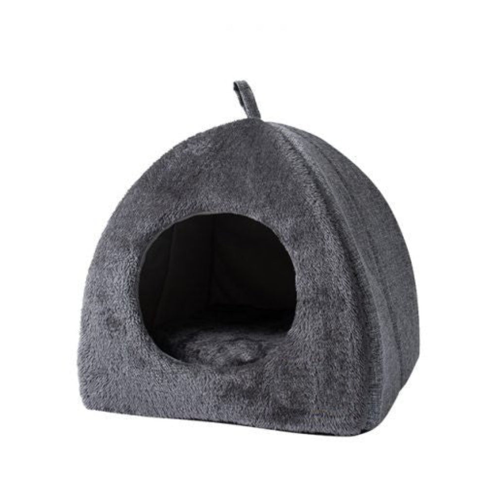 SnuggleHide 2-in-1 Cat Cave – Warmth & Versatility in One Cozy Bed - Opulenza