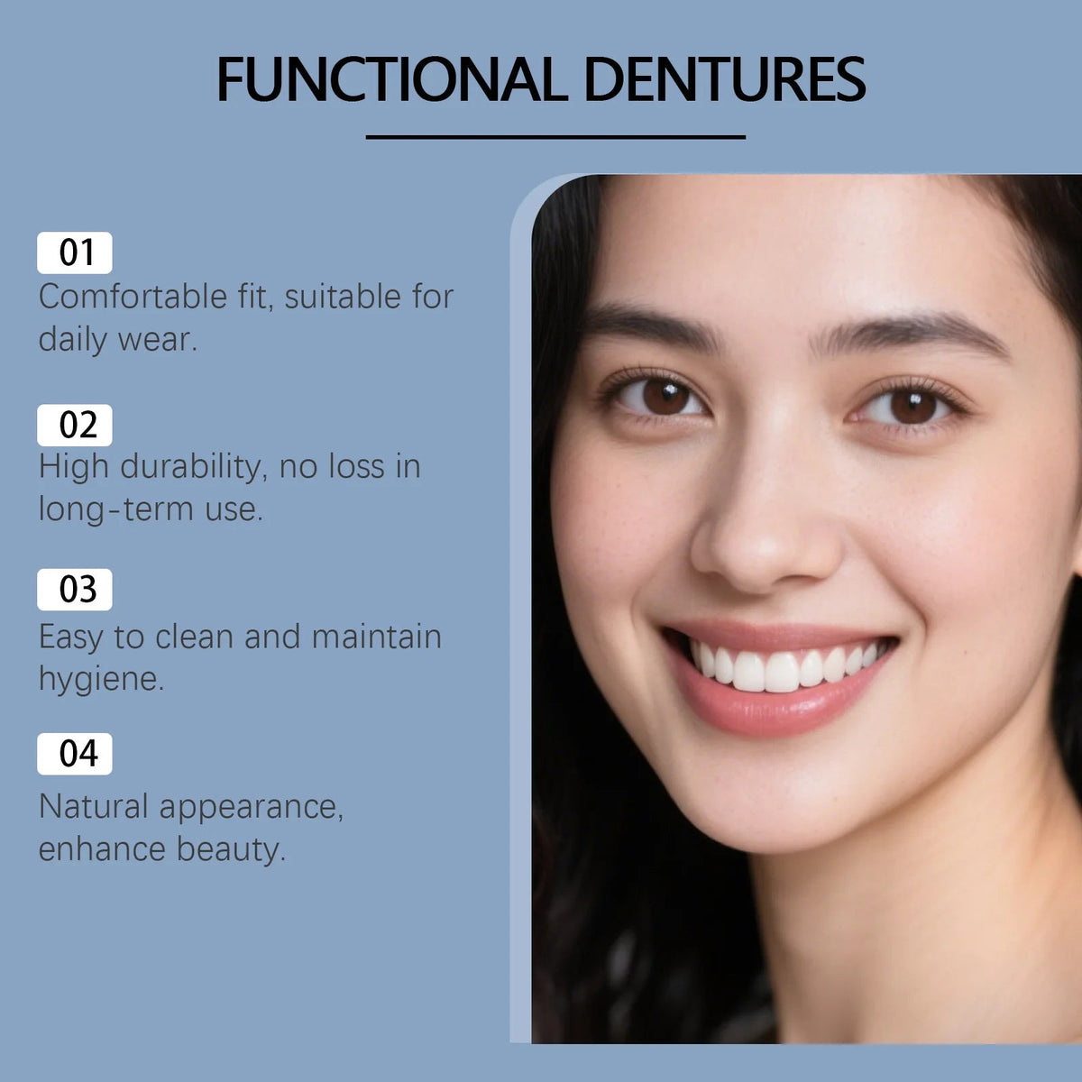 soft silicone temporary dentures – 12