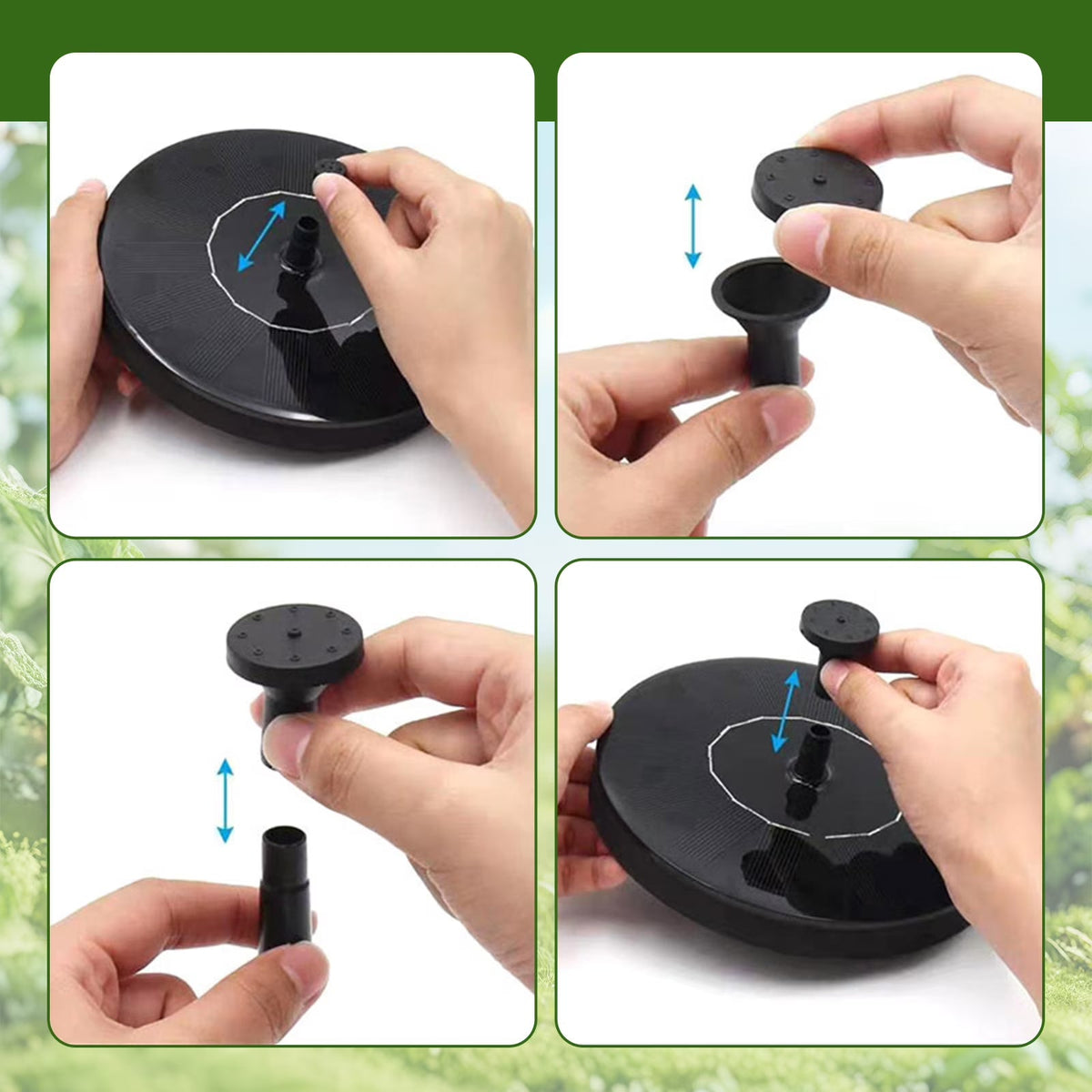solar fountain pump floating – 2