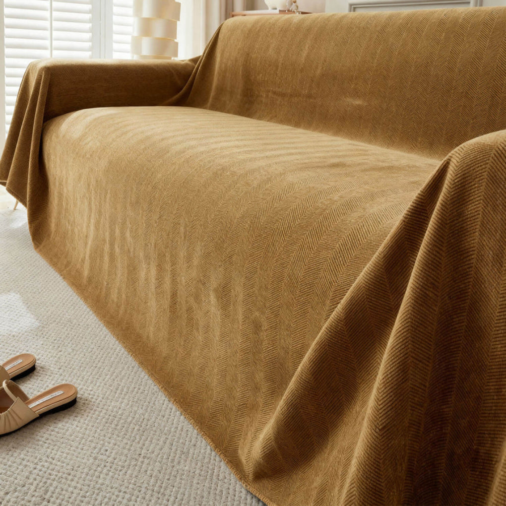 Stylish Geometric Sofa Cover - Opulenza