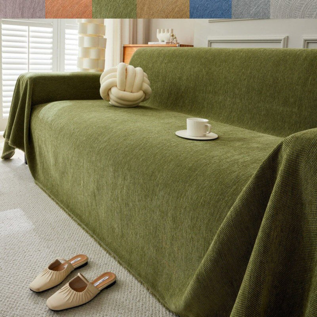 Stylish Geometric Sofa Cover - Opulenza