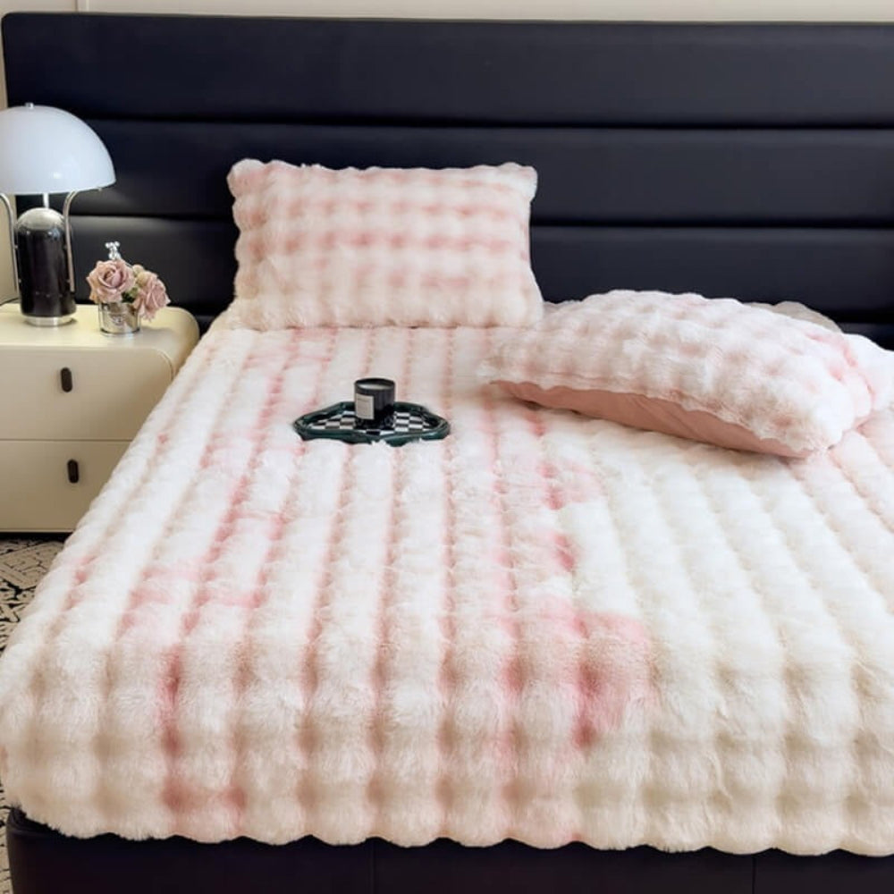 Super Soft Plush Mattress Protector Fitted Sheet - Opulenza