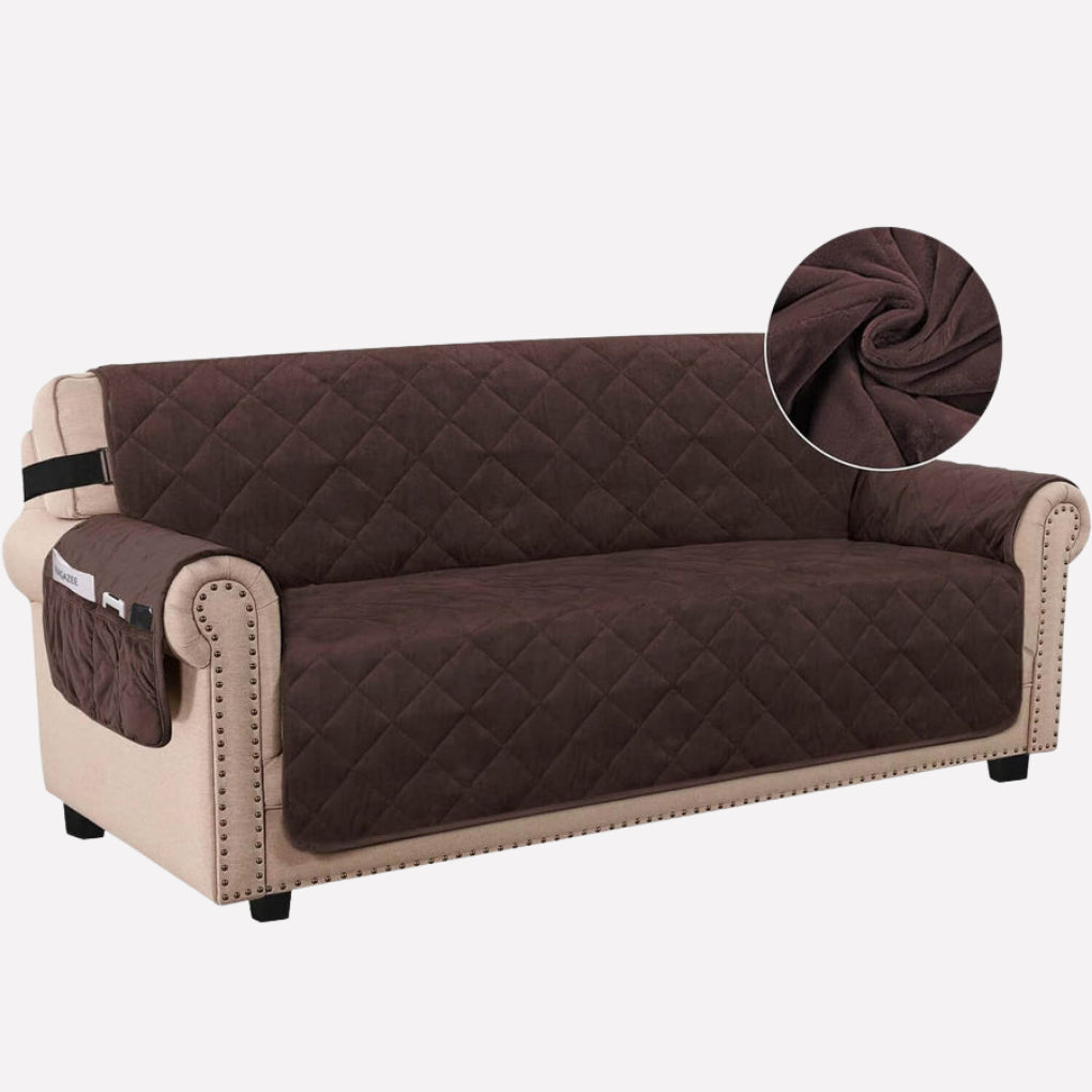 Thick Velvet Sofa Cover - Opulenza