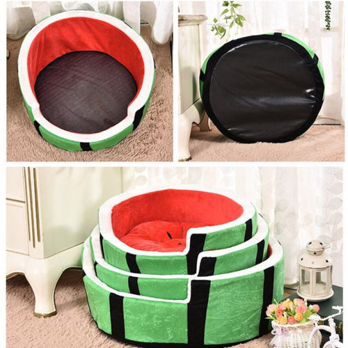 Watermelon-Shaped Cat Bed - Opulenza