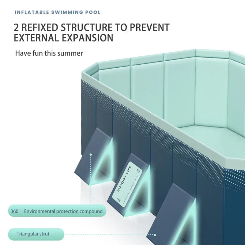 Foldable Children's Pool - image 4 of 7