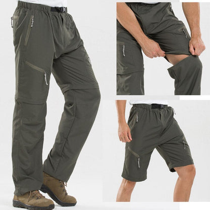 Comfortable Zip-Off Trousers for Men - Outdoor & Flexible | Cane - Trousers Men