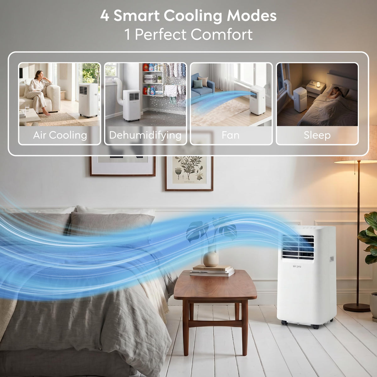 Smart Portable 3-in-1 Air Conditioner with WiFi - image 3 of 9