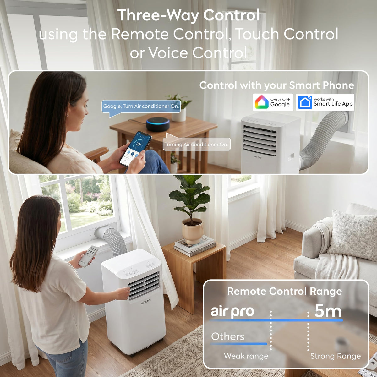Smart Portable 3-in-1 Air Conditioner with WiFi - image 5 of 9