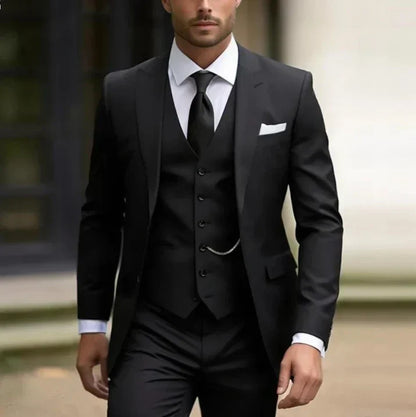 Modern 3-Piece Men's Suit - image 7 of 11