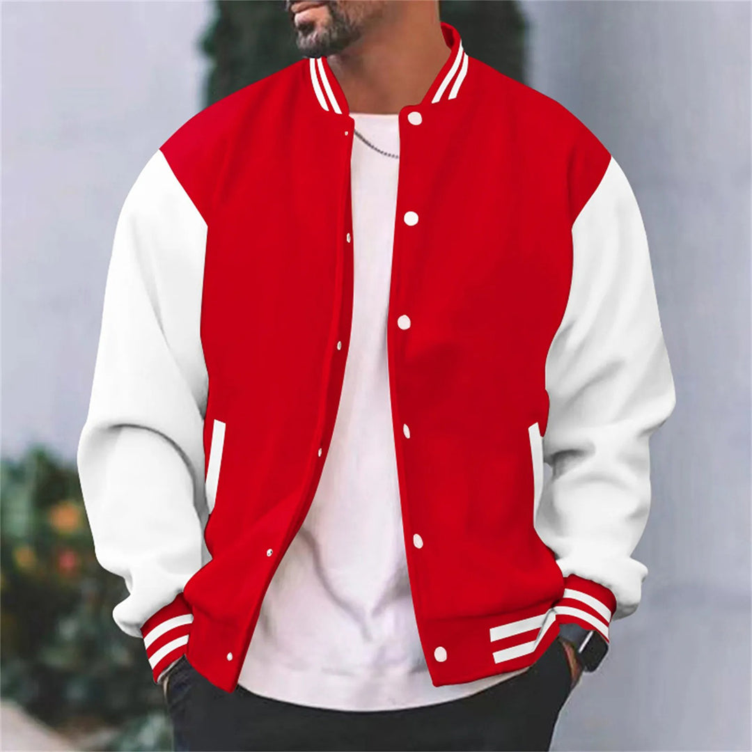 Men's Baseball Bomber Jacket - image 6 of 8