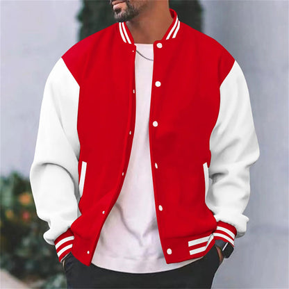Men's Baseball Bomber Jacket - image 6 of 8