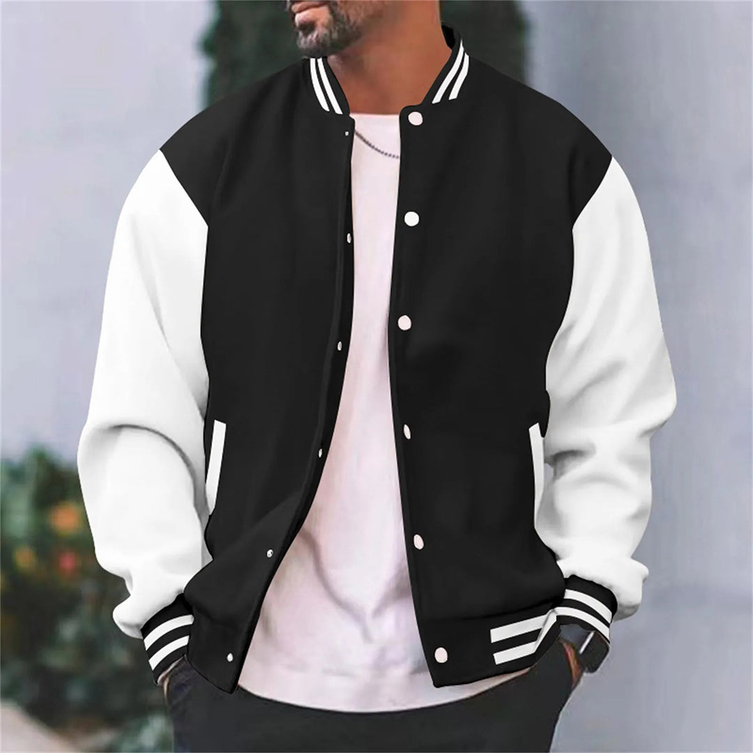 Men's Baseball Bomber Jacket - image 8 of 8