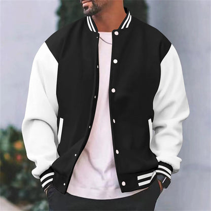 Men's Baseball Bomber Jacket - image 8 of 8