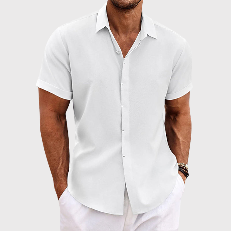 Mason Men's Shirt | Short Sleeves | Summer Comfort - Men's Shirts & Tops