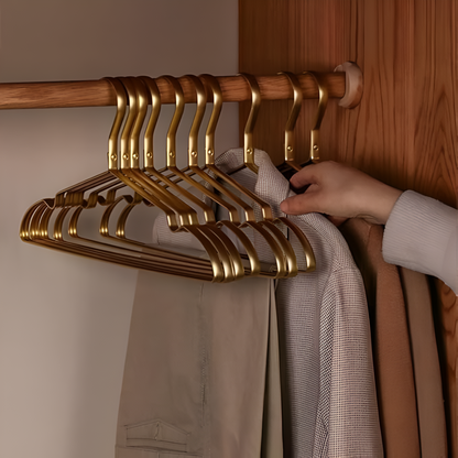 Non-Slip Aluminium Clothes Hangers | Space-Saving Design - Home products