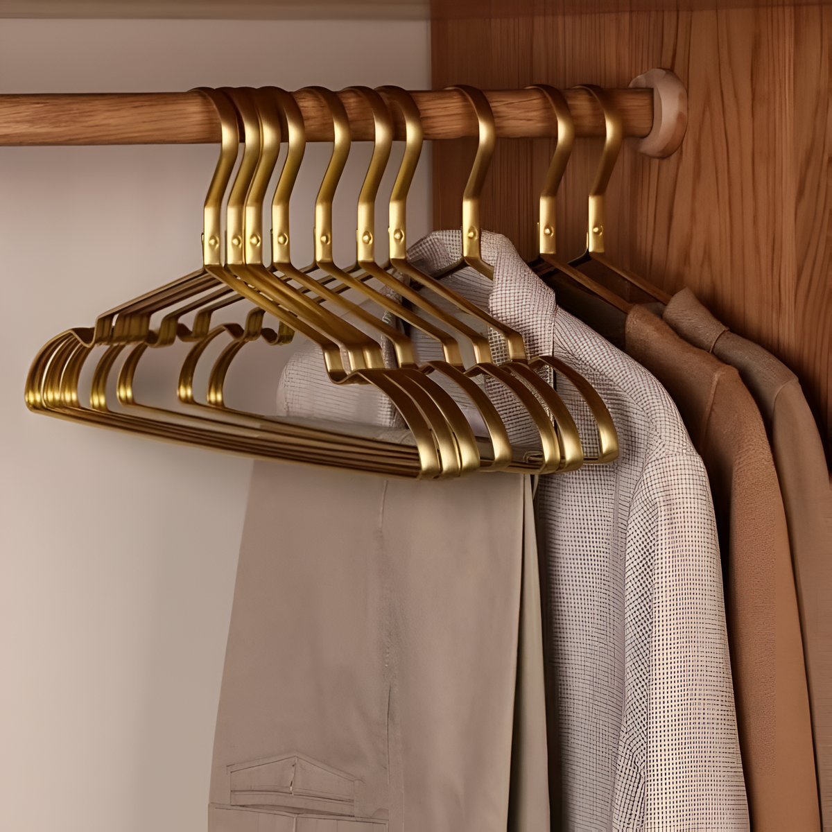 Non-Slip Aluminium Clothes Hangers - image 2 of 9