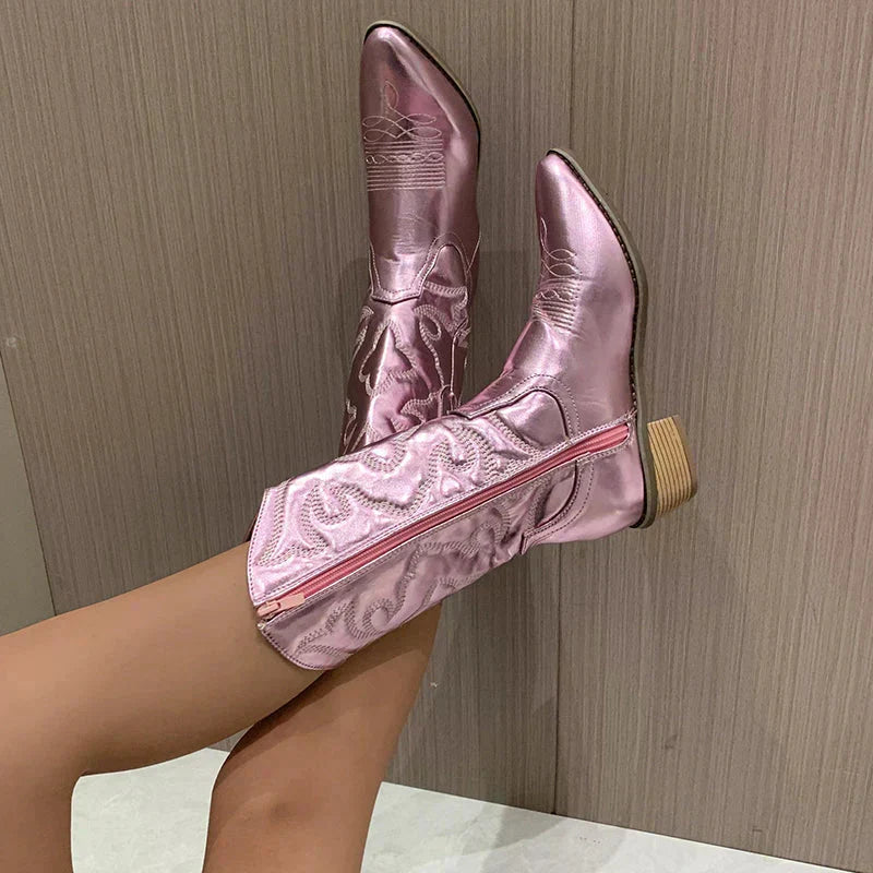 Stylish Women's Cowboy Boots - image 6 of 11