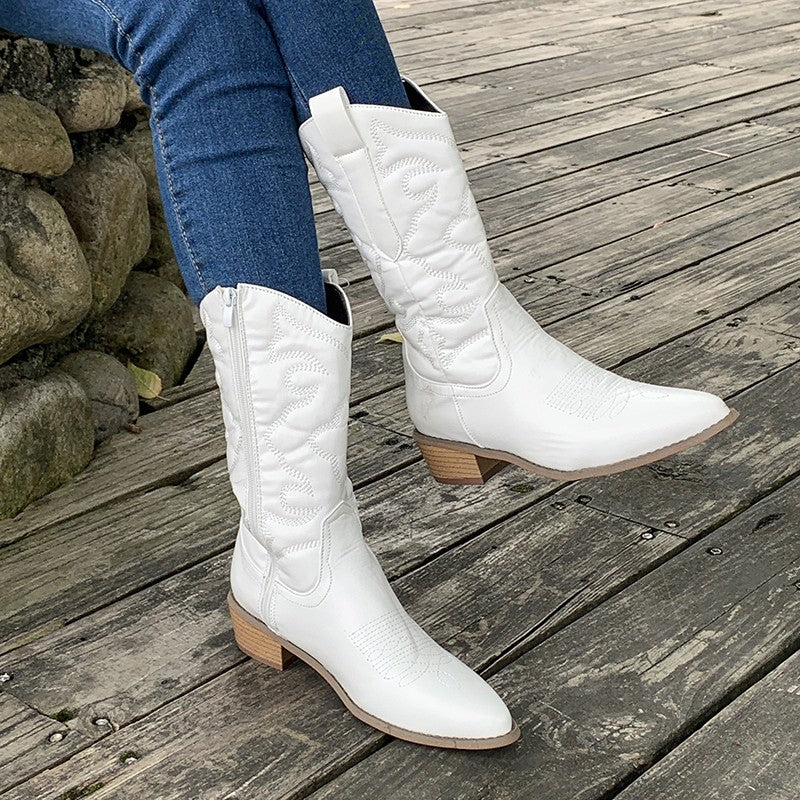 Stylish Women's Cowboy Boots - image 7 of 11
