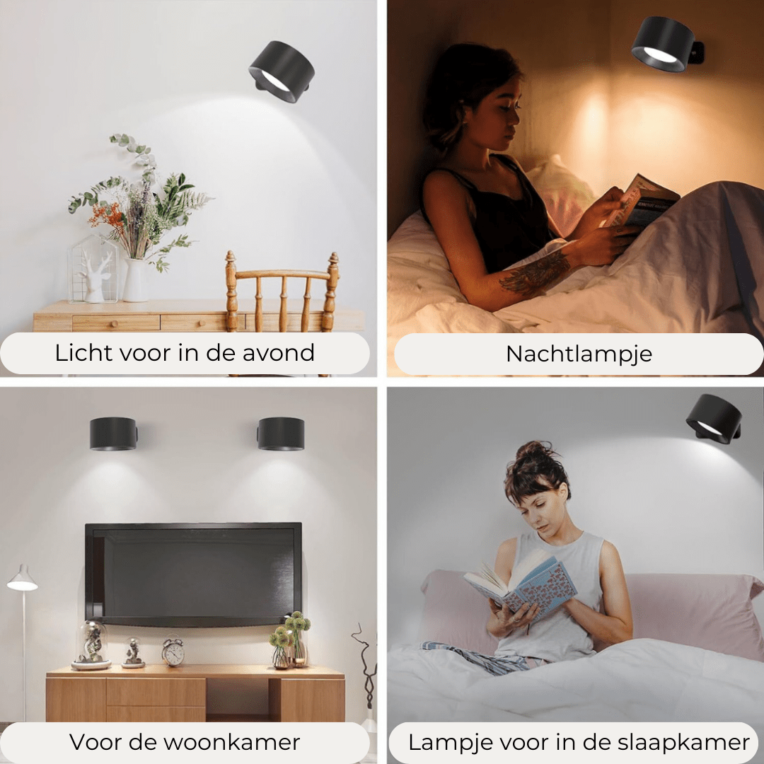 Rechargeable 360° LED Wall Lamp - image 3 of 17