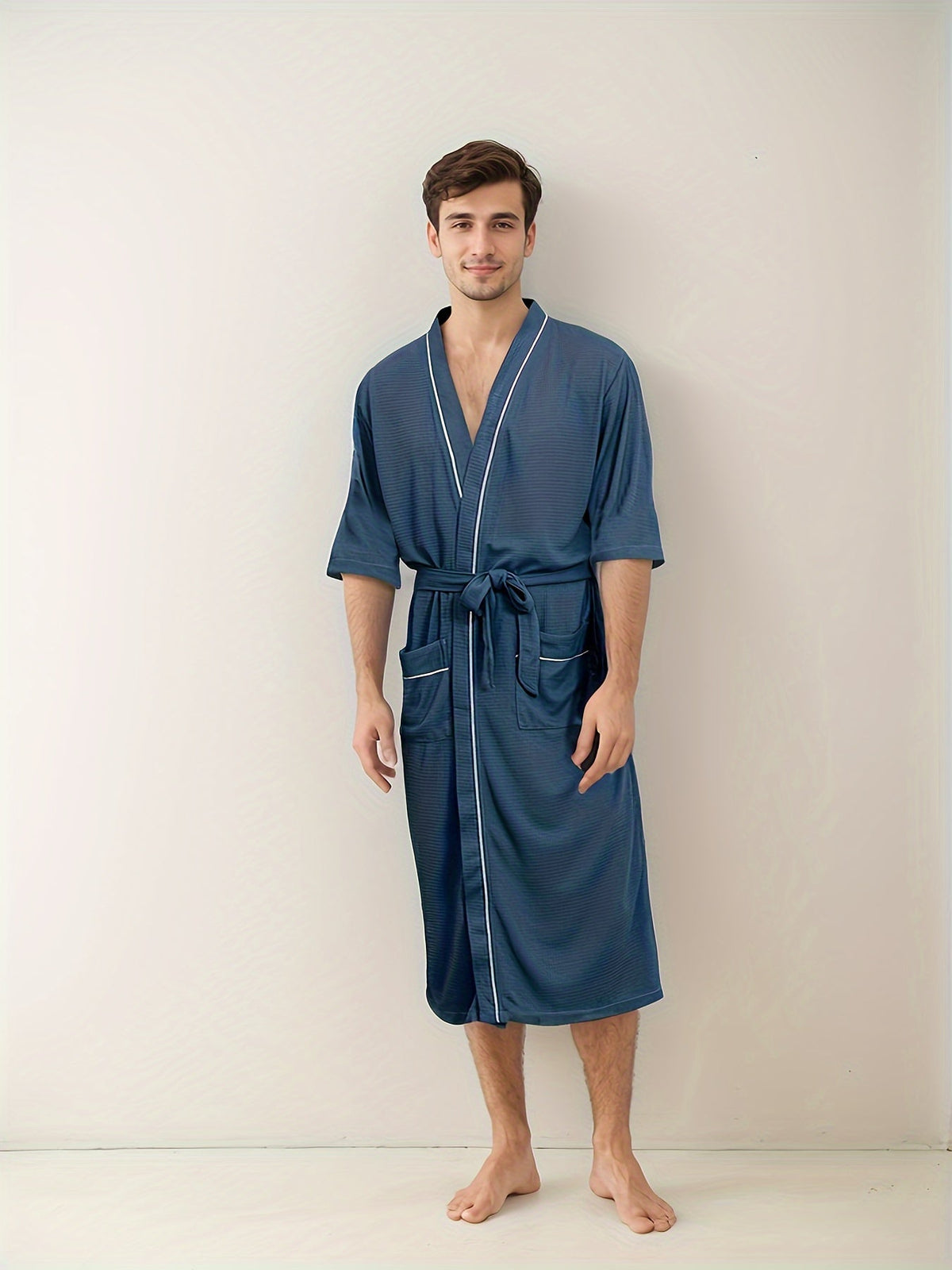 Stylish Men's Bathrobe - image 8 of 13