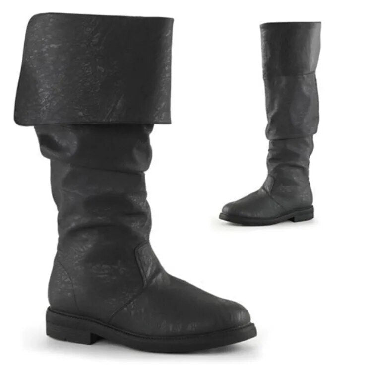 Frederik Tall Boots - Denim Print Men's | Stylish & Comfortable - Men's shoes