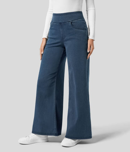 Evie | Comfy High-Waist Trousers - Stylish & Comfortable - Trousers & Skirts ladies