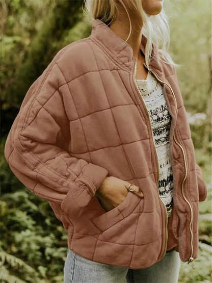 Fashionable Oversized Women's Transitional Coat - image 9 of 20
