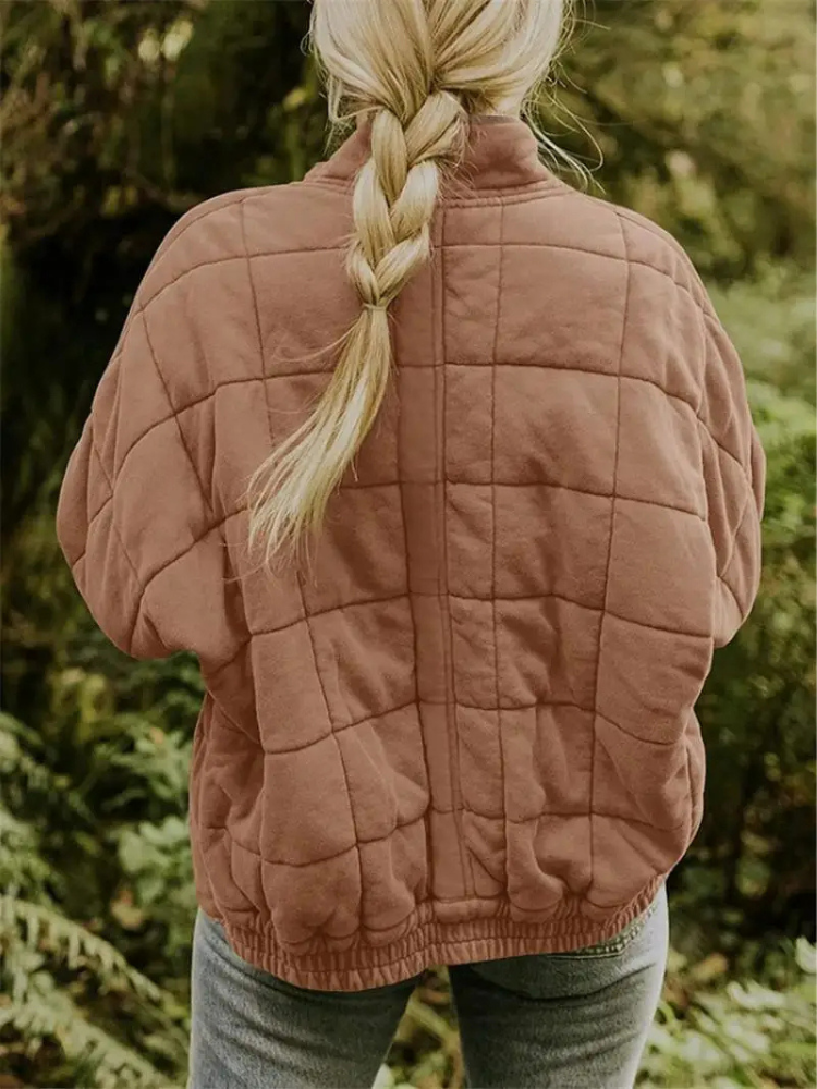 Fashionable Oversized Women's Transitional Coat - image 10 of 20
