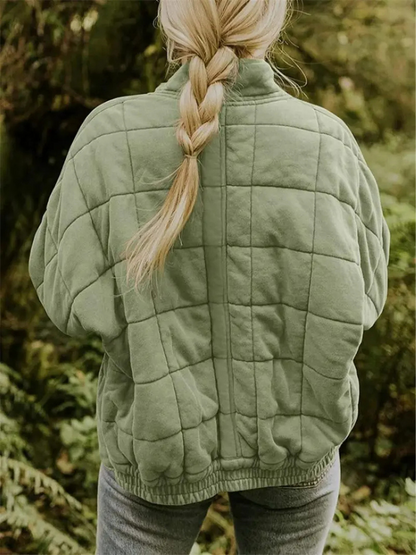 Fashionable Oversized Women's Transitional Coat - image 12 of 20
