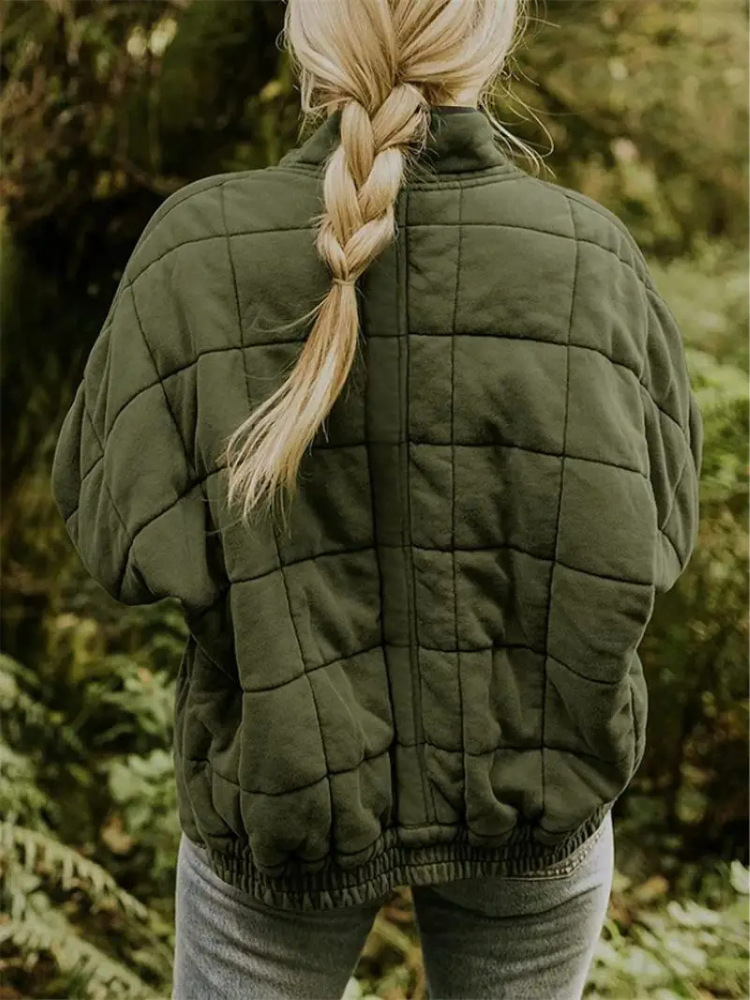 Fashionable Oversized Women's Transitional Coat - image 14 of 20