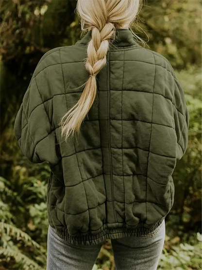 Fashionable Oversized Women's Transitional Coat - image 14 of 20