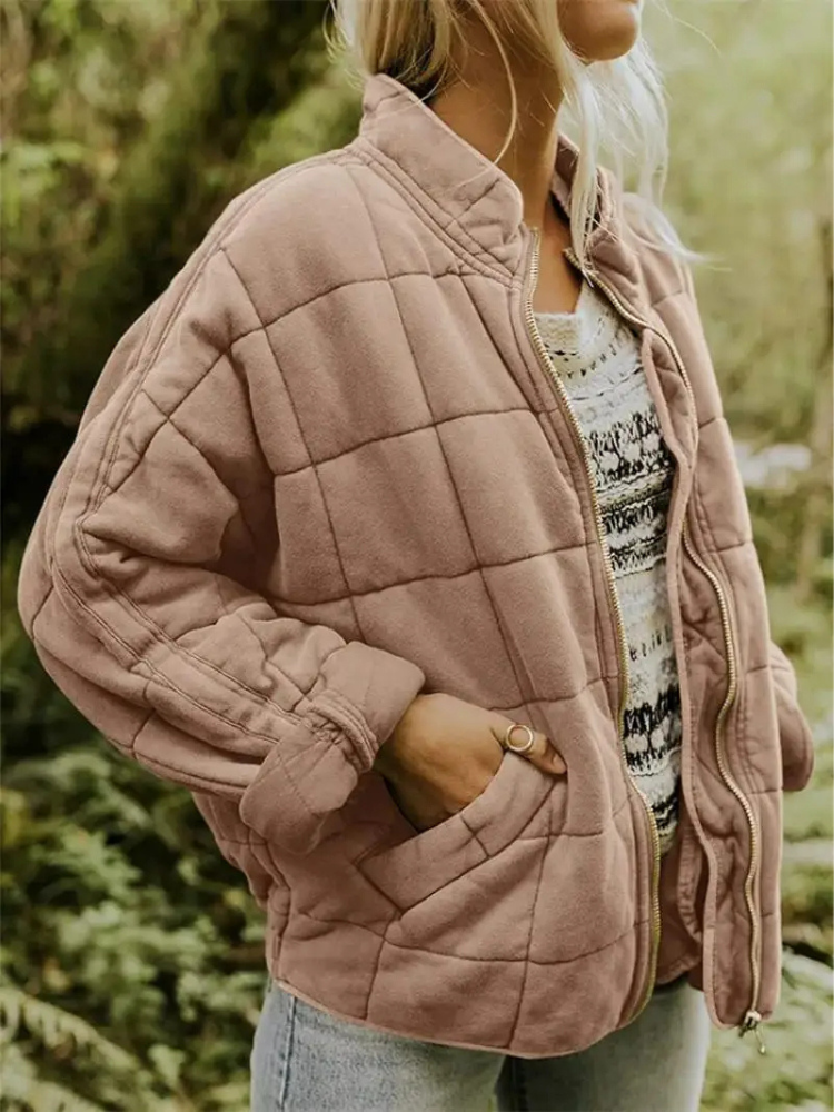 Fashionable Oversized Women's Transitional Coat - image 15 of 20