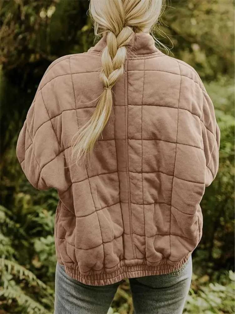 Fashionable Oversized Women's Transitional Coat - image 16 of 20