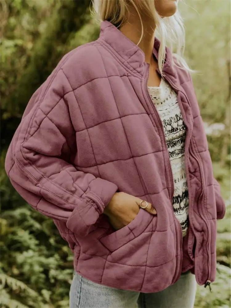 Fashionable Oversized Women's Transitional Coat - image 17 of 20
