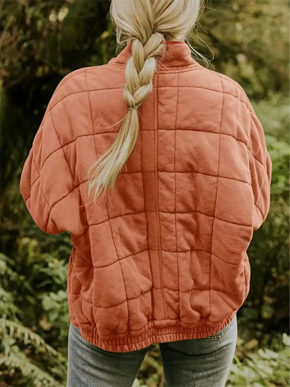 Fashionable Oversized Women's Transitional Coat - image 20 of 20