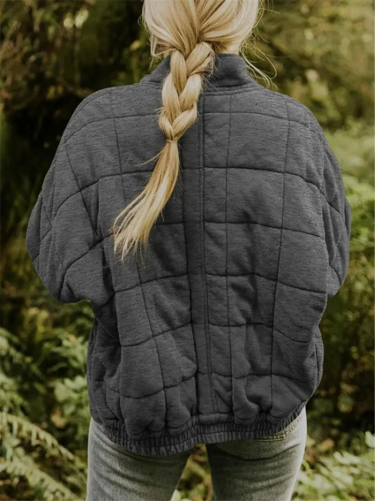 Fashionable Oversized Women's Transitional Coat - image 2 of 20