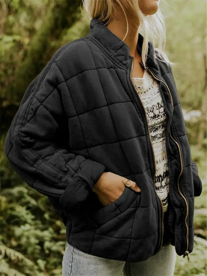 Fashionable Oversized Women's Transitional Coat - image 3 of 20