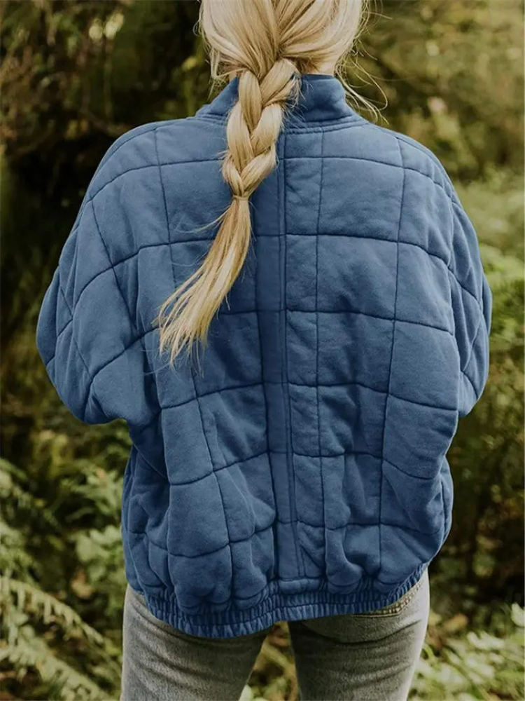 Fashionable Oversized Women's Transitional Coat - image 7 of 20