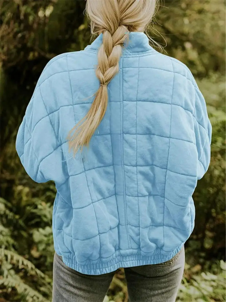 Fashionable Oversized Women's Transitional Coat - image 8 of 20