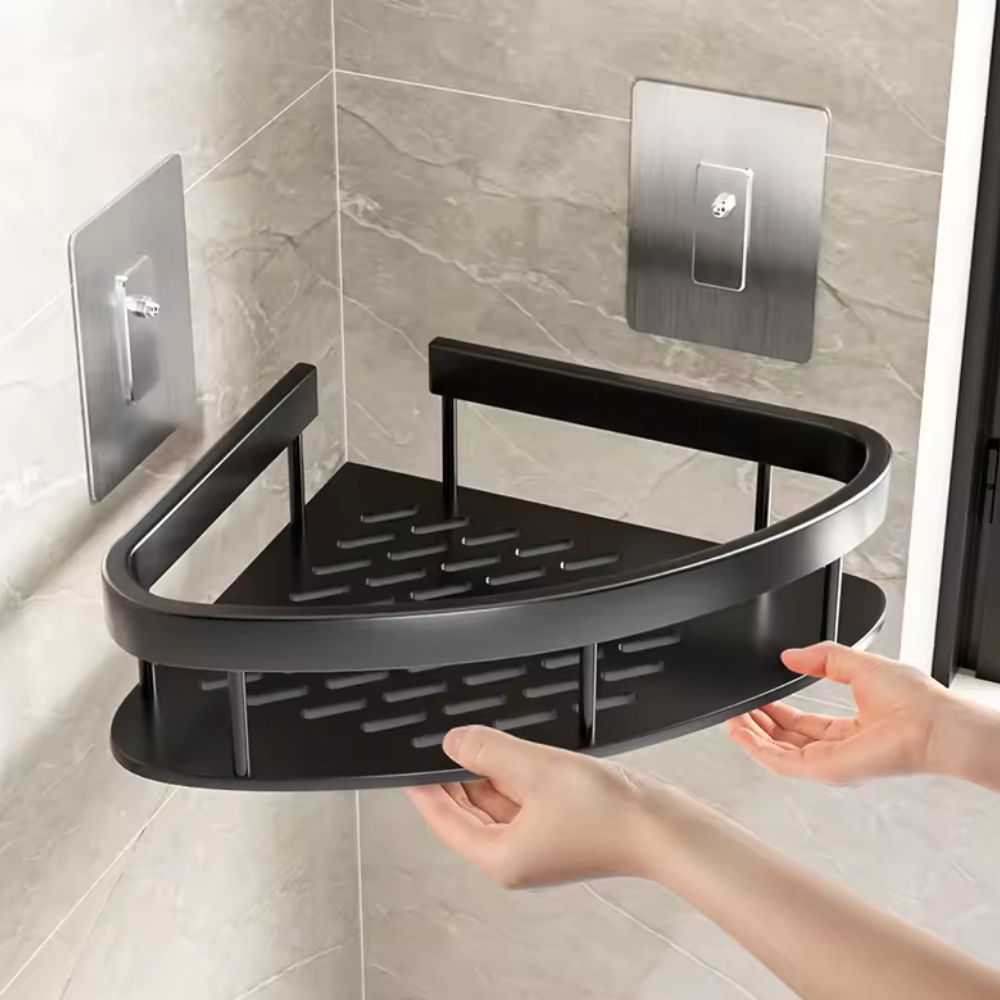 Aluminium Shower Shelf - Self-Adhesive | Rustproof | Stylish - Home products