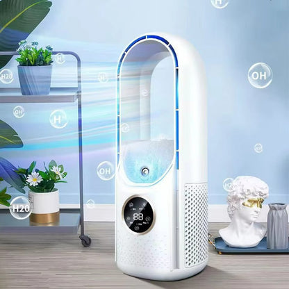 Quiet Bladeless Air Cooler with 6 Speeds & Humidifier - image 5 of 7