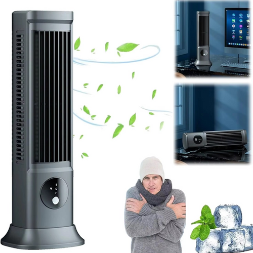 Quiet Compact Portable Air Conditioner with 3 Speeds - Verkoeling voor Thuis