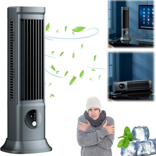 Quiet Compact Portable Air Conditioner with 3 Speeds - Verkoeling voor Thuis