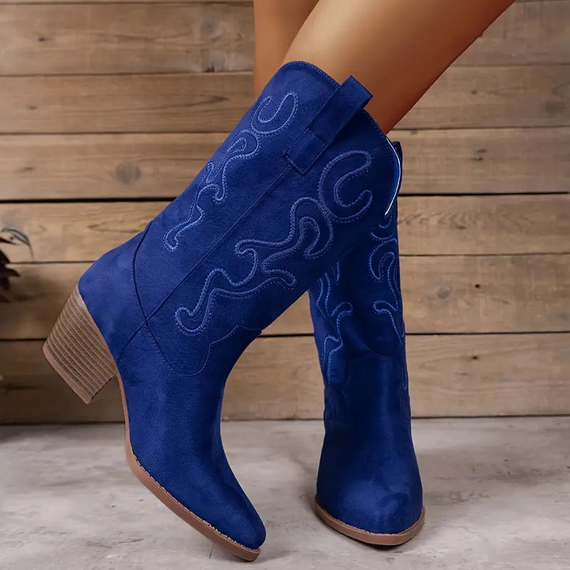 Trendy Cowboy Style Women's Boots - image 10 of 13