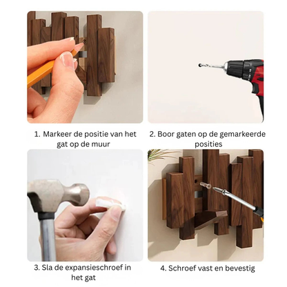 Unique Wall Coat Rack with Piano-Style Design for an Elegant Hallway - image 7 of 8