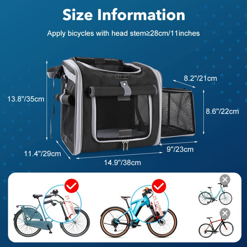 Expandable Bicycle Basket for Pets - image 3 of 15